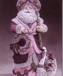 Rose Swan Santa