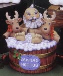 Santa Hot Tub