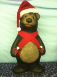 Bear wRedStockingCap wScarf