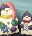 Snowmen with Snowflakes