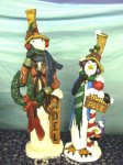 NoelSnowman and NorthPolePenguin