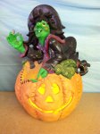Witch on Pumpkin