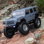 Gray 1/24 SCX24 Jeep Wrangler JLU Rock Crawler 4WD RTR