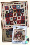 Hearts  starsmachine embroidery